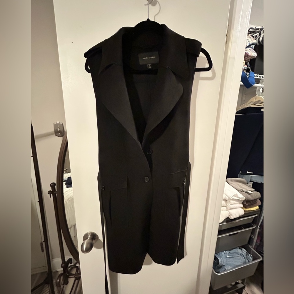 Banana Republic Black Vest